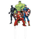 Marvel Avengers Powers Unite Acrylic Cake Topper 10cm x 17cm Each