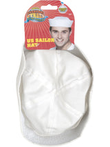 White Doughboy US Sailor Hat - Party Savers