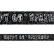 Black Glitz 60th Birthday Foil Banner 3.6m - Party Savers