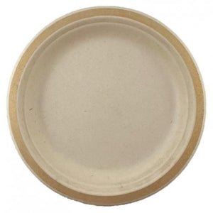 Light Pink Sugarcane Plate 230mm 10pk - Party Savers