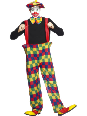 Mens Costume - Hooped Clown - Party Savers
