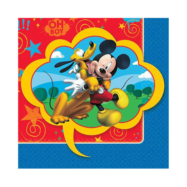 Mickey Mouse Beverage Napkins 16pk - Party Savers