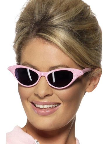 Pink Flyaway Style Rock & Roll Sunglasses - Party Savers