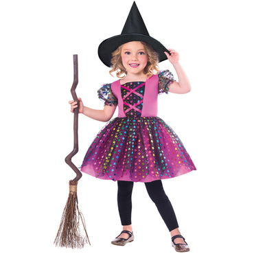 Girls Costume - Rainbow Witch Costume