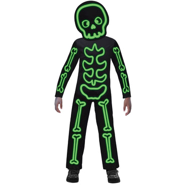 Boys Costume - Glow in the Dark Stick Skeleton Costume