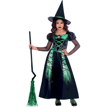 Girls Costume - Spider Witch Costume