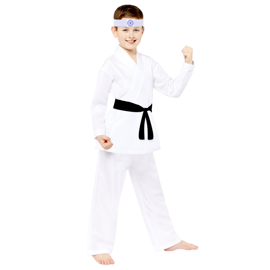 Costume Miyagi De Karate Kids 6-8 Years