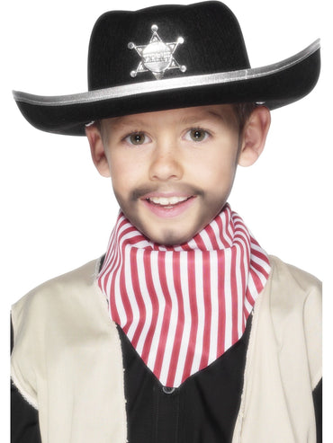 Black Sheriff Hat - Party Savers