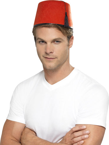 Red Fez Hat - Party Savers