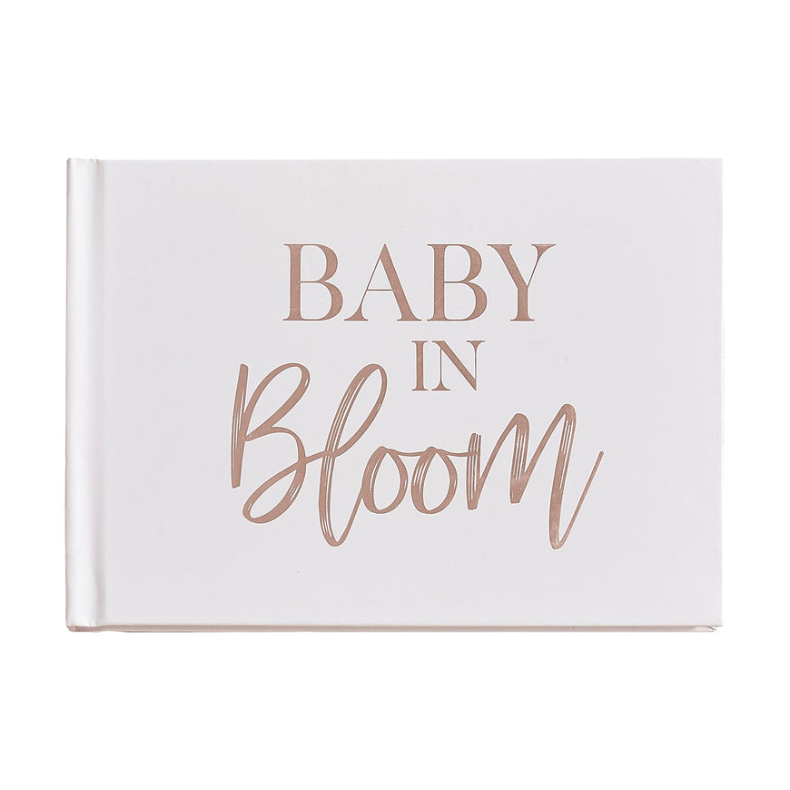 Baby in Bloom Foiled Guest Book Each