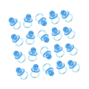 Blue Crystal Pacifiers 2.5cm 18pk - Party Savers