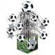 Soccer Fanatic Foil Cascade Centrepiece 10cm x 34cm