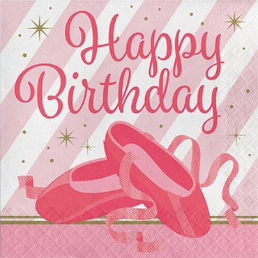 Twinkle Toes Lunch Napkins Happy Birthday