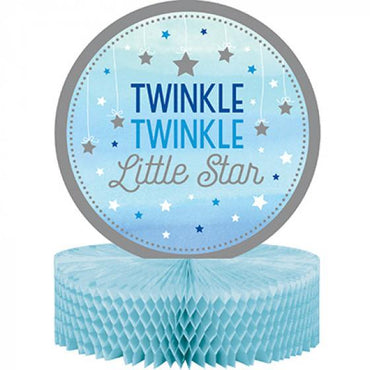 One Little Star Boy Centrepiece Honeycomb Twinkle Twinkle Little Star 30cm x 22cm