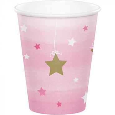 One Little Star Girl Cups Paper 266ml