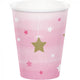 One Little Star Girl Cups Paper 266ml