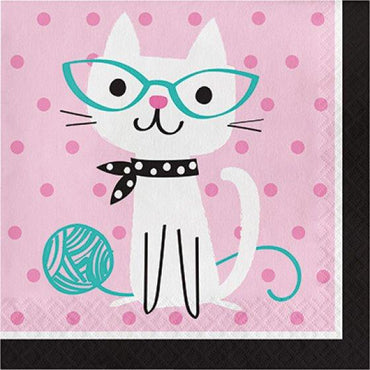 Purrfect Party Lunch Napkins