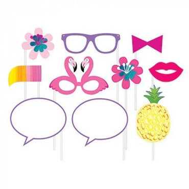 Pineapple N Friends Assorted Photo Booth Props 10pk