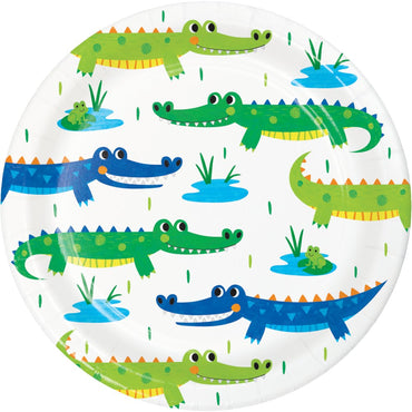 Alligator Paper Lunch Plates 18cm 8pk