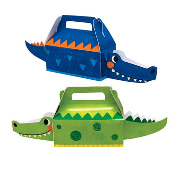 Alligator Cardboard Treat Boxes 10cm x 31cm x 6cm 4pk