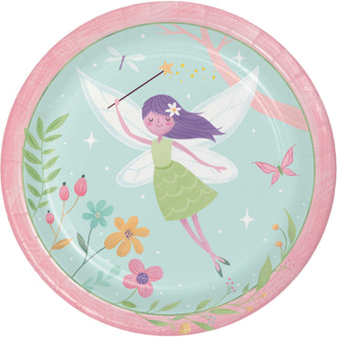 Fairy Forest Paper Plate 23cm 8pk