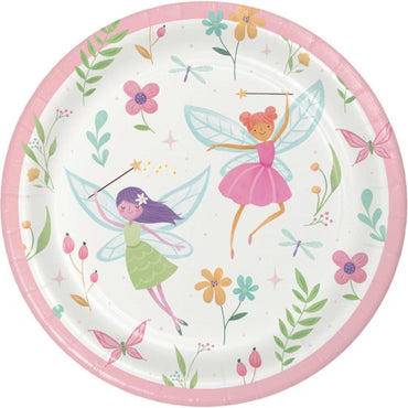 Fairy Forest Paper Plate 17cm 8pk