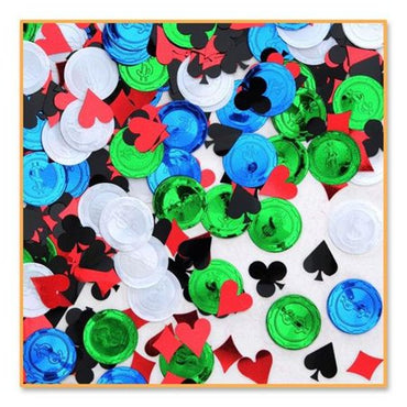 Poker Party Confetti .5 Ozpk - Party Savers