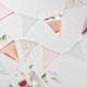 Ditsy Floral And Rose Gold Bunting - Party Savers