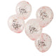 Floral Hen Party Team Bride Confetti Balloons 30cm 10pk