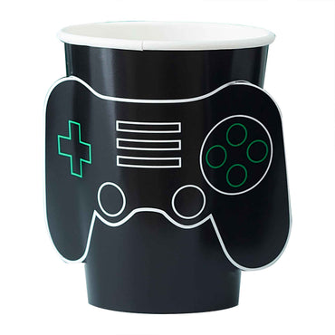 Game Controller Pop Out Controller Paper Cups 266ml 8pk