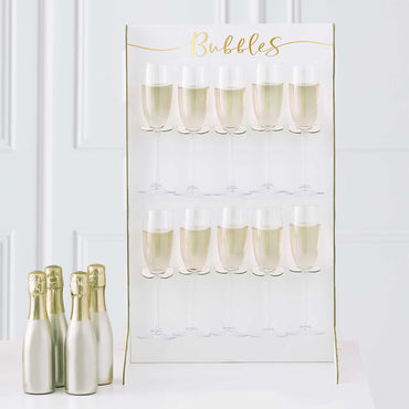 Gold Wedding Prosecco Wall - Party Savers