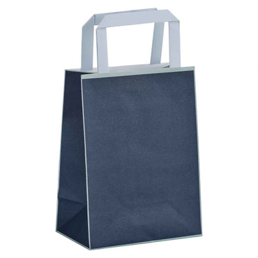 Mix it Up Navy Blue Paper Party Bags 26cm x 13cm 5pk
