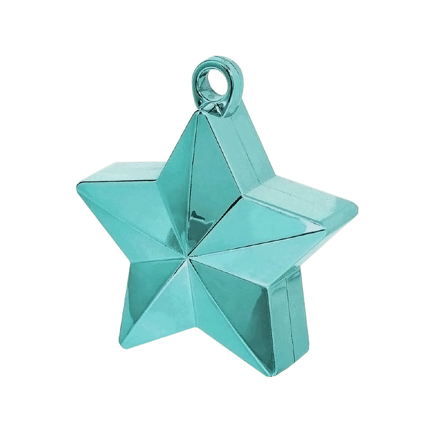 Pastel Blue Star Balloon Weight - Party Savers