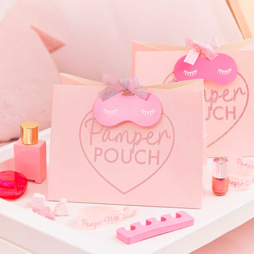Pamper Party Pink Glitter Pamper Pouch 15cm x 20cm - Party Savers
