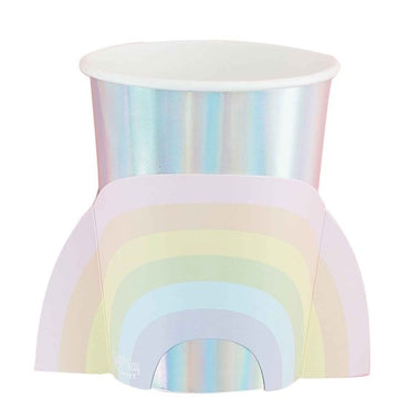 Pastel Party Rainbow Cup 266ml 8pk