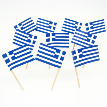 Flagpicks Greece 500pk - Party Savers