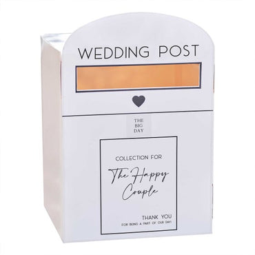Sage Wedding White Wedding Post Box 30cm x 16cm x 20cm Each