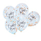 Twinkle Twinkle Confetti Balloons Baby Boy Blue 30cm 5pk