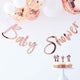 Twinkle Twinkle Backdrop Baby Shower Rose Gold - Party Savers