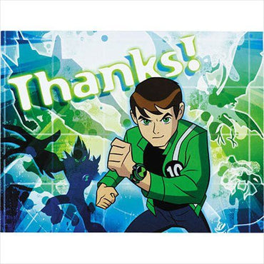 Ben 10 Thank You Cards - Party Savers