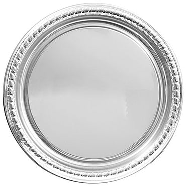 Silver Plates 225mm 8pk - Party Savers