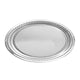 Silver Oval Bowl 175mm 8pk - Party Savers
