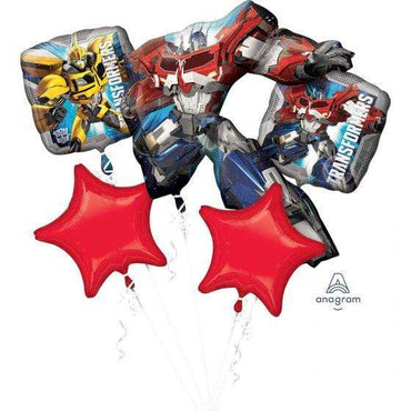 Transformers Animated Balloon Bouquet 5pk