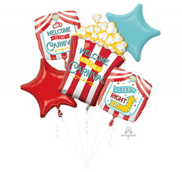 Welcome To The Carnival Balloon Bouquet 5pk