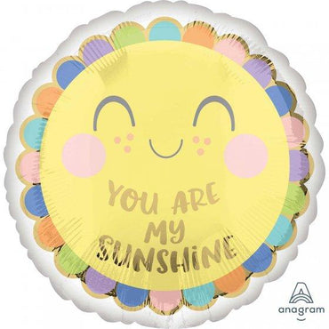 Sweet Baby You Are My Sunshine Foil Balloon 45cm Each