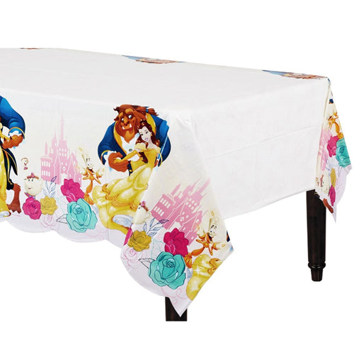 Beauty & The Beast Tablecover 137cm x 243cm - Party Savers