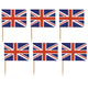 Flagpicks UK 500pk - Party Savers