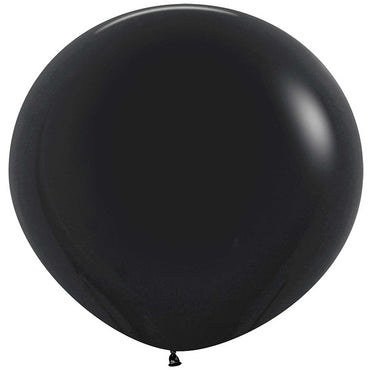 Black Latex Balloons 90cm 2pk - Party Savers