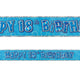 Blue Glitz 18th Birthday Foil Banner 3.6m - Party Savers