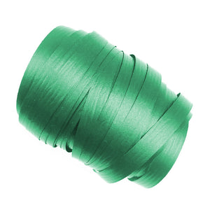Green Precut Ribbon With Clips 1.75m 25pk - Party Savers